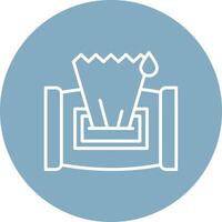 Wet Wipes Abstract Web Element vector