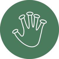 Fingerprint Scan Minimal Concept Visual vector