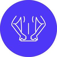 Back High Contrast Graphic vector