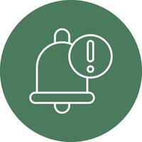 Alert Pixel Perfect Design vector