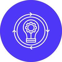Idea Generation Stylized Tech Element vector