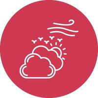 Cloudy Clean Web Element vector