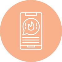 Call Vibrant UI Element vector