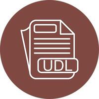 UDL File Format Simple UI Visual vector