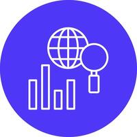 Market Research Modular UI Graphic vector