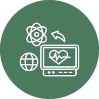 Medical Abstract Web Element vector