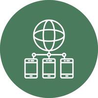 Mobile Network Neatly Crafted vector