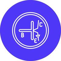 Transitor Playful Line Icon vector