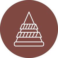 Cone Clean Web Element vector
