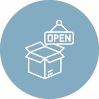 Open Stylish App Element vector