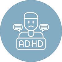 Adhd Web Ready Graphic vector