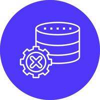 Database Crisp Flat Art vector