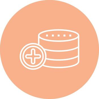 base de datos forrado visual concepto vector