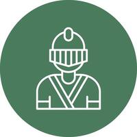 Knight Interactive Icon Badge vector