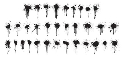 Ink Splatter Collection for Bold Visuals vector