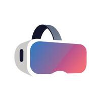 Virtual Reality Headset Illustration for Technology, Gaming, or Metaverse Design Projects vector