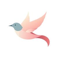 Graceful Flying Bird Illustration for Nature Themes, Freedom Concepts, or Elegant Design vector