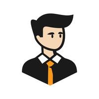Professional Man Avatar Illustration for User Profiles, Business Websites, or Team Pages vector