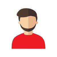 Casual Man Avatar Illustration for Social Media, User Profiles, or App Interfaces vector