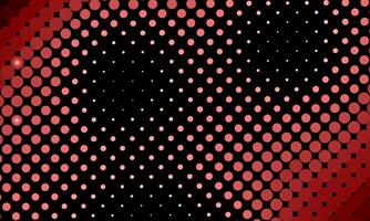 Dots halftone black red color pattern texture background. pop art. vector