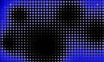 Dots halftone black blue color pattern texture background. futuristic wave. vector