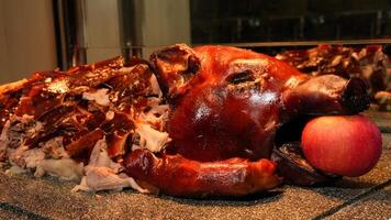 chopped lechon de leche photo