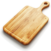 rectangulaire en bois Coupe planche avec gérer. png