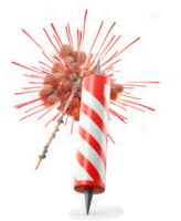 Exploding firework, vibrant display of pyrotechnics. png