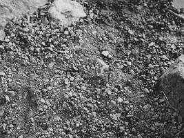 el textura de grava y rocas encontró en el suelo en varios natural ajustes y escenas foto