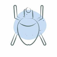 Icon Aphids. related to Insects symbol. Color Spot Style. design editable vector