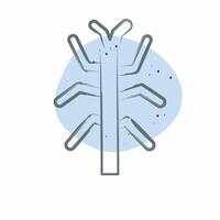Icon Bug Stick. related to Insects symbol. Color Spot Style. design editable vector