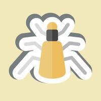 Sticker Ground. related to Insects symbol. design editable vector