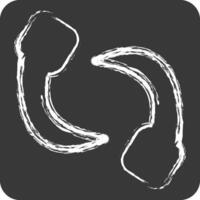 Icon Leech. related to Insects symbol. chalk Style. design editable vector