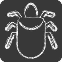 Icon Colorado Beetle. related to Insects symbol. chalk Style. design editable vector