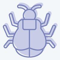 Icon Tick. related to Insects symbol. two tone style. design editable vector