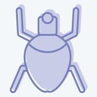 Icon Aphids. related to Insects symbol. two tone style. design editable vector