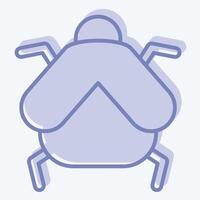 Icon Firefly. related to Insects symbol. two tone style. design editable vector