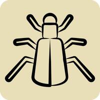 Icon Ground. related to Insects symbol. hand drawn style. design editable vector