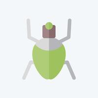 Icon Aphids. related to Insects symbol. flat style. design editable vector