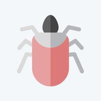 Icon Colorado Beetle. related to Insects symbol. flat style. design editable vector