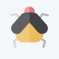 Icon Firefly. related to Insects symbol. flat style. design editable vector