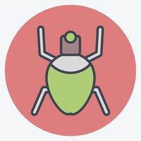 Icon Aphids. related to Insects symbol. color mate style. design editable vector