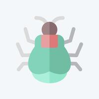 Icon Tick. related to Insects symbol. flat style. design editable vector