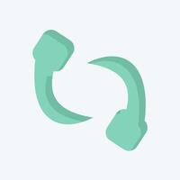 Icon Leech. related to Insects symbol. flat style. design editable vector