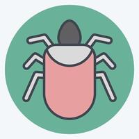 Icon Colorado Beetle. related to Insects symbol. color mate style. design editable vector