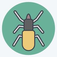 Icon Malware. related to Insects symbol. color mate style. design editable vector