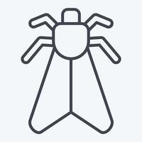 Icon Insect. related to Insects symbol. line style. design editable vector