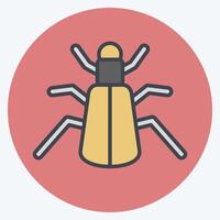 Icon Ground. related to Insects symbol. color mate style. design editable vector