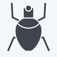 Icon Aphids. related to Insects symbol. glyph style. design editable vector