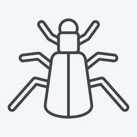 Icon Ground. related to Insects symbol. line style. design editable vector